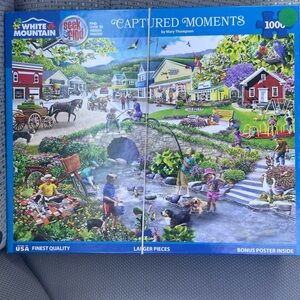 White Mountain “Captured Moments” 1000-Piece Seek & Find Jigsaw Puzzle